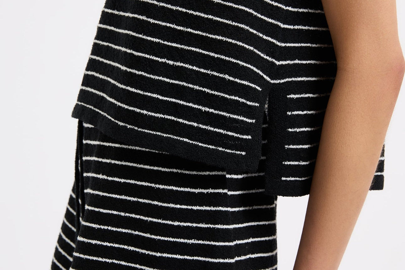 Zosia Stripe Knit Tank-Nude Lucy-Lot 39 Store & Cafe