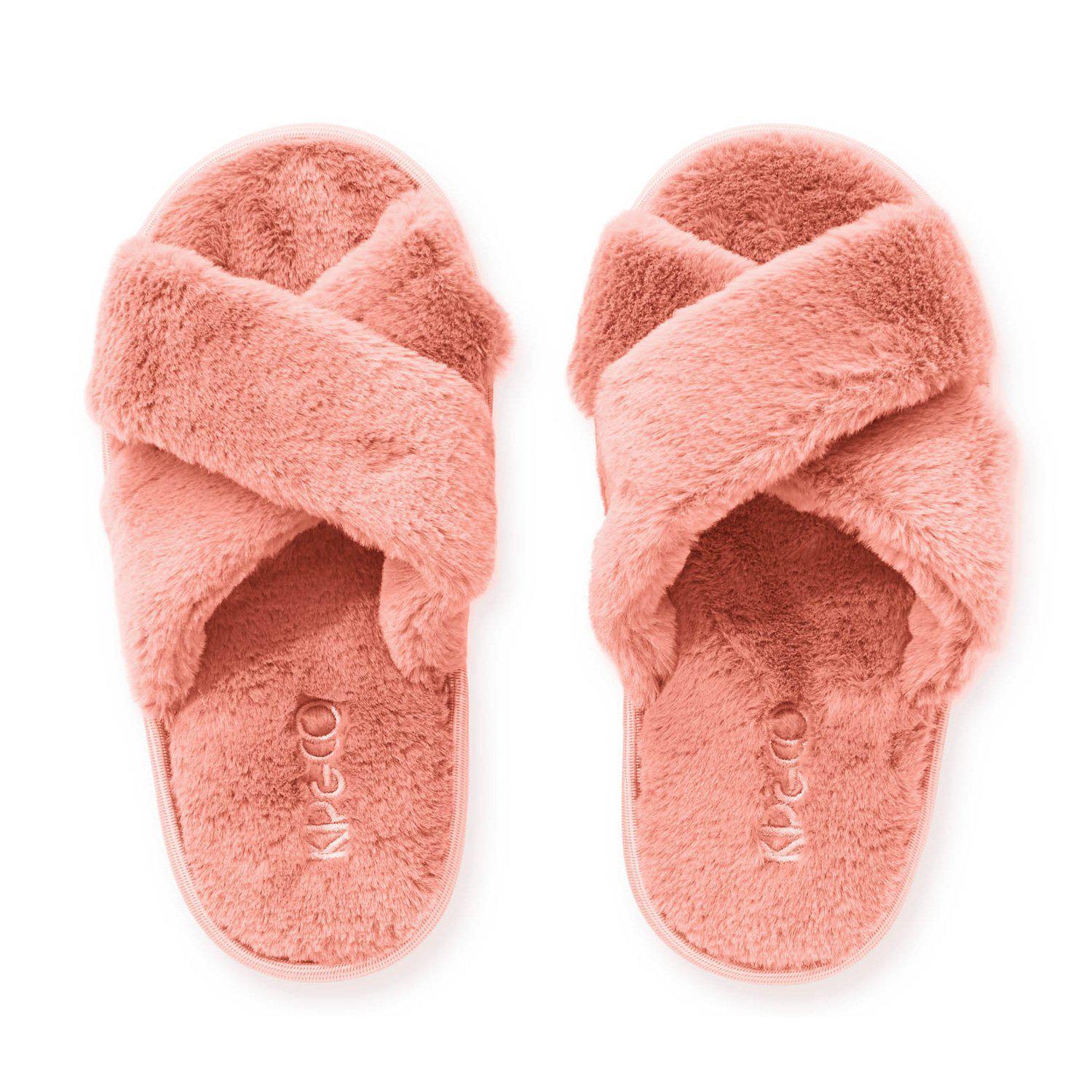 Blush pink Kids Slippers-Kip & Co-Lot 39 Store & Cafe
