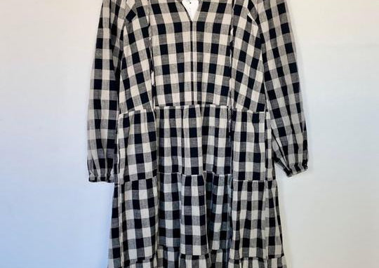 Bobbie Check Dress - Black-Little Lies-Lot 39 Store & Cafe