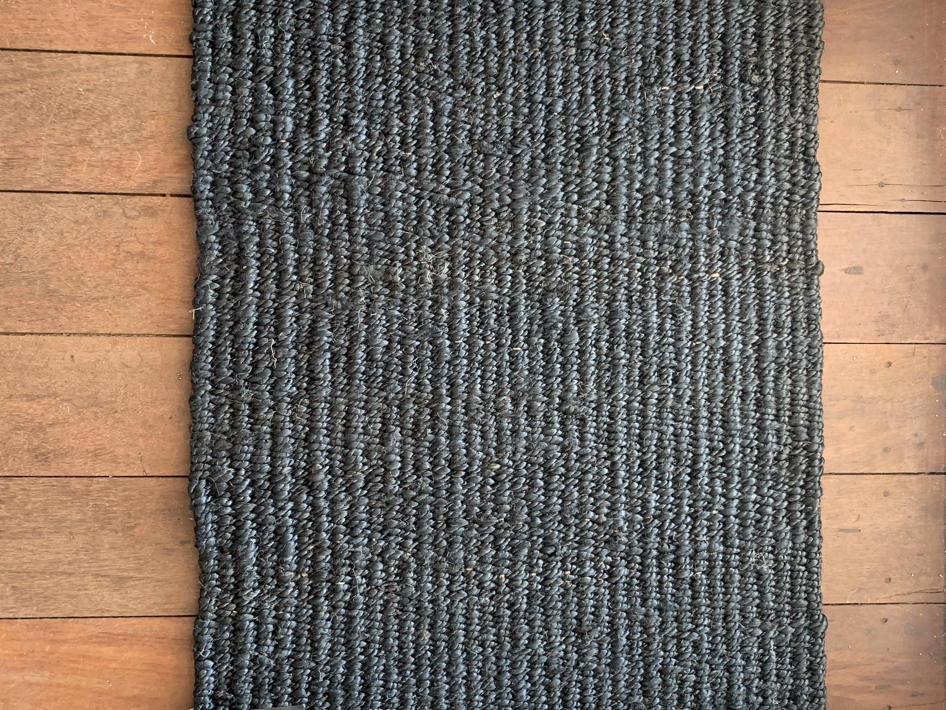 Charcoal Jute Fringe Mat-Doormat Designs-Lot 39 Store & Cafe