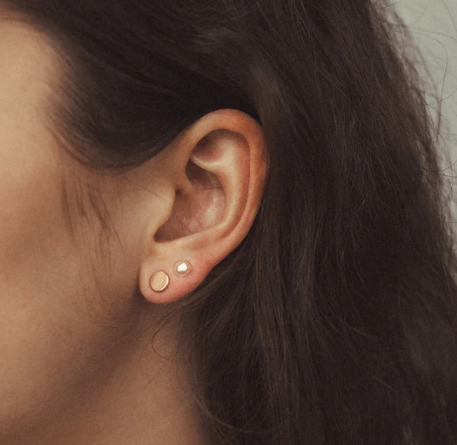 Disc Stud Earrings-Linda Tahija-Lot 39 Store & Cafe