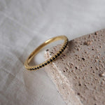 Eternity Ring - Black Spinel-Murkani Jewellery-Lot 39 Store & Cafe