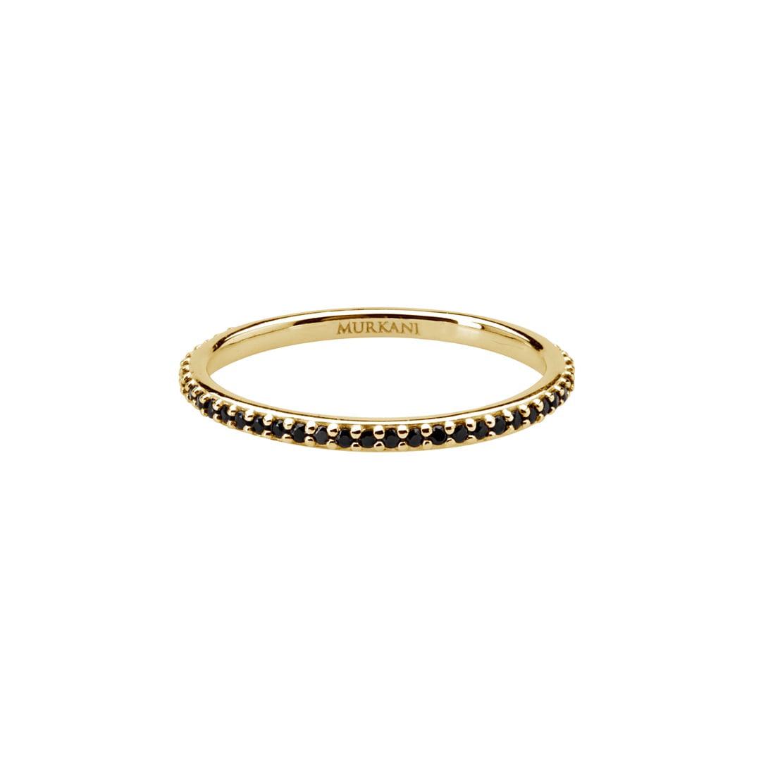 Eternity Ring - Black Spinel-Murkani Jewellery-Lot 39 Store & Cafe