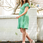 Gurveer Dress - Green-Boho Australia-Lot 39 Store & Cafe