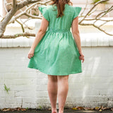 Gurveer Dress - Green-Boho Australia-Lot 39 Store & Cafe