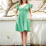Gurveer Dress - Green-Boho Australia-Lot 39 Store & Cafe
