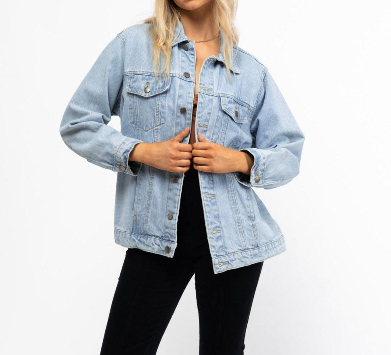 Iggy Oversized Denim Jacket-Paper Heart-Lot 39 Store & Cafe