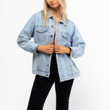 Iggy Oversized Denim Jacket-Paper Heart-Lot 39 Store & Cafe