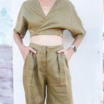 Linen Bermuda Short-Fashion ESTB-Lot 39 Store & Cafe
