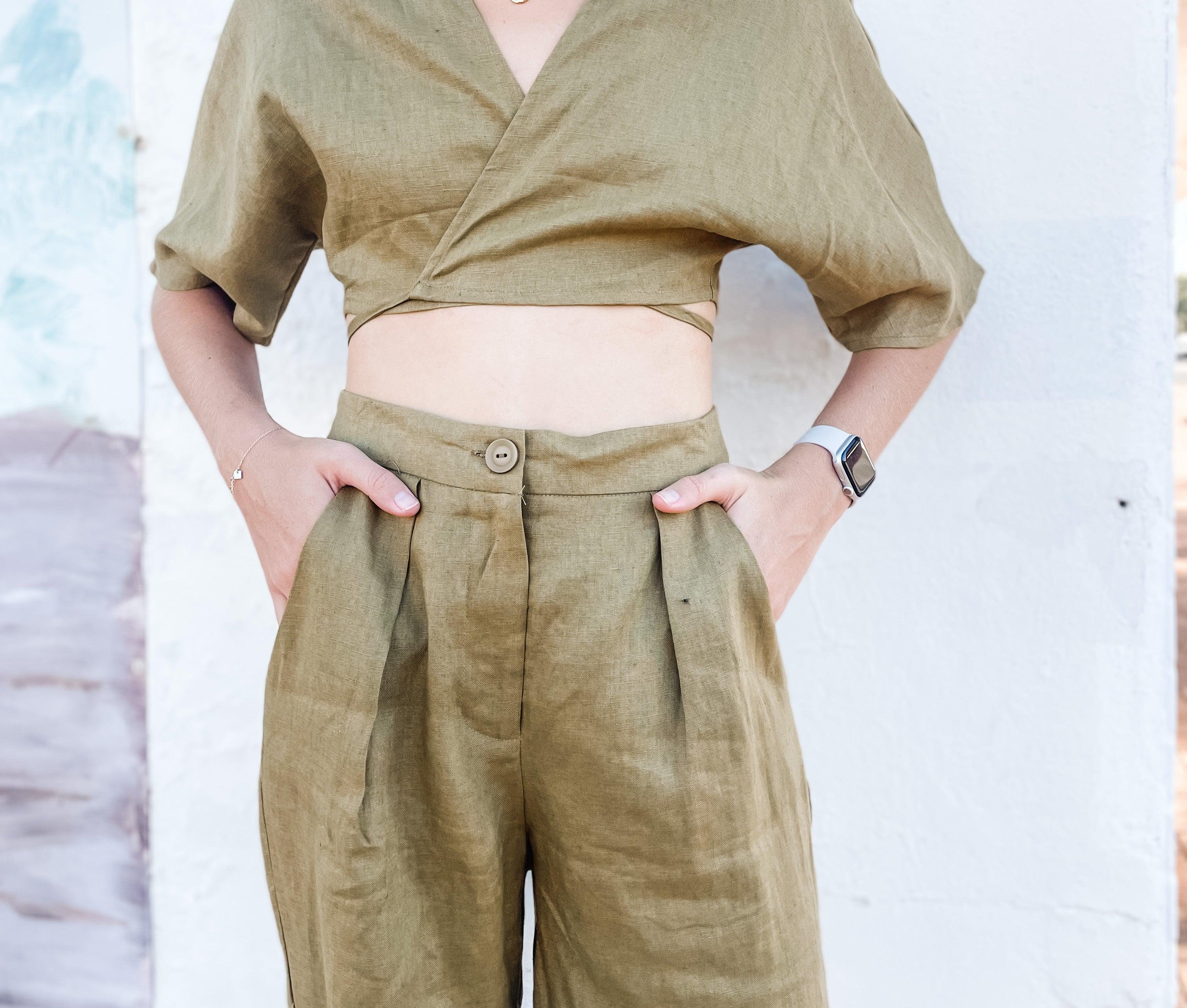 Linen Bermuda Short-Fashion ESTB-Lot 39 Store & Cafe