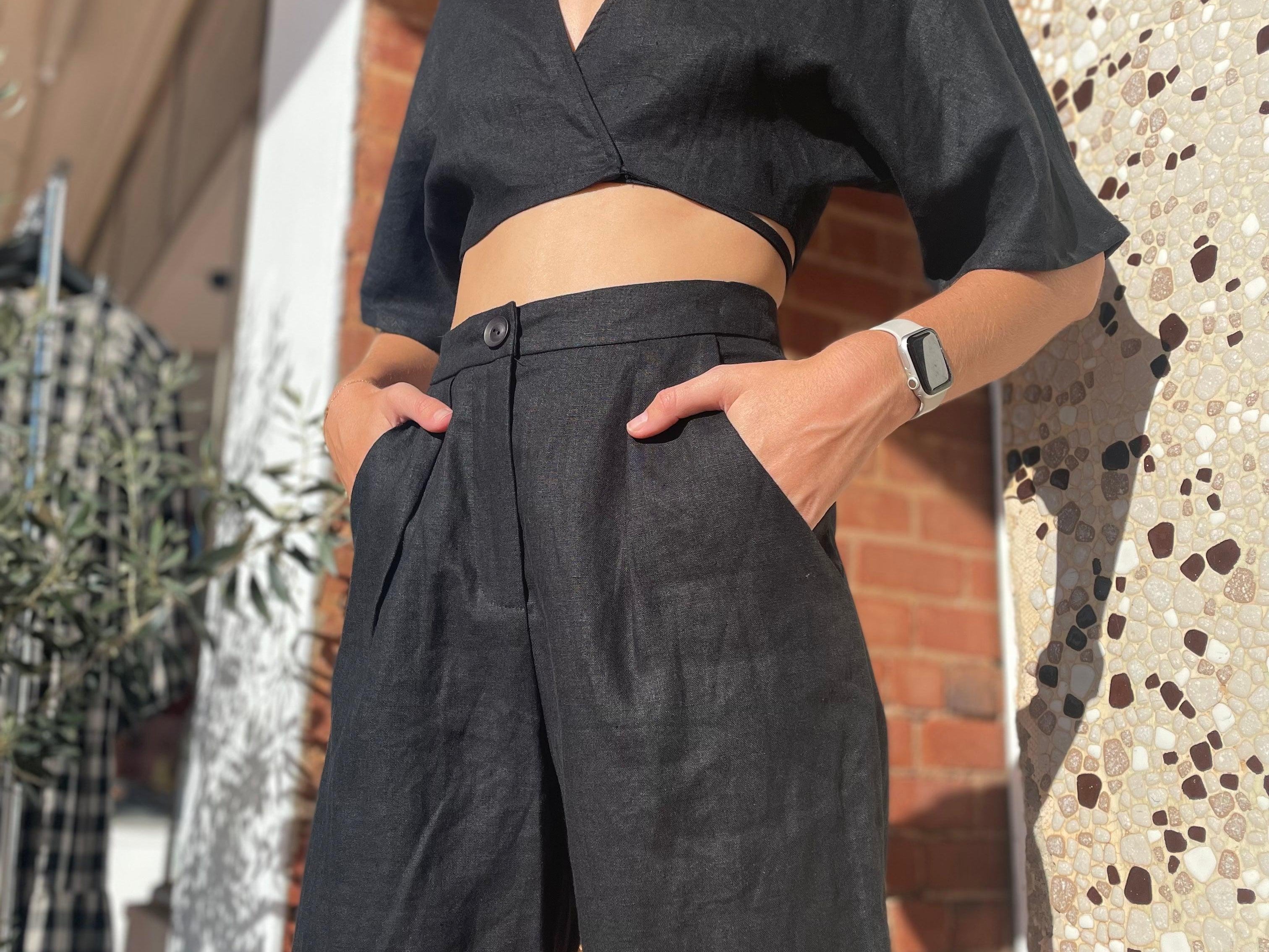 Linen Bermuda Short-Fashion ESTB-Lot 39 Store & Cafe