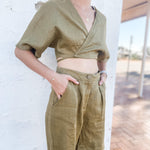 Linen Bermuda Short-Fashion ESTB-Lot 39 Store & Cafe
