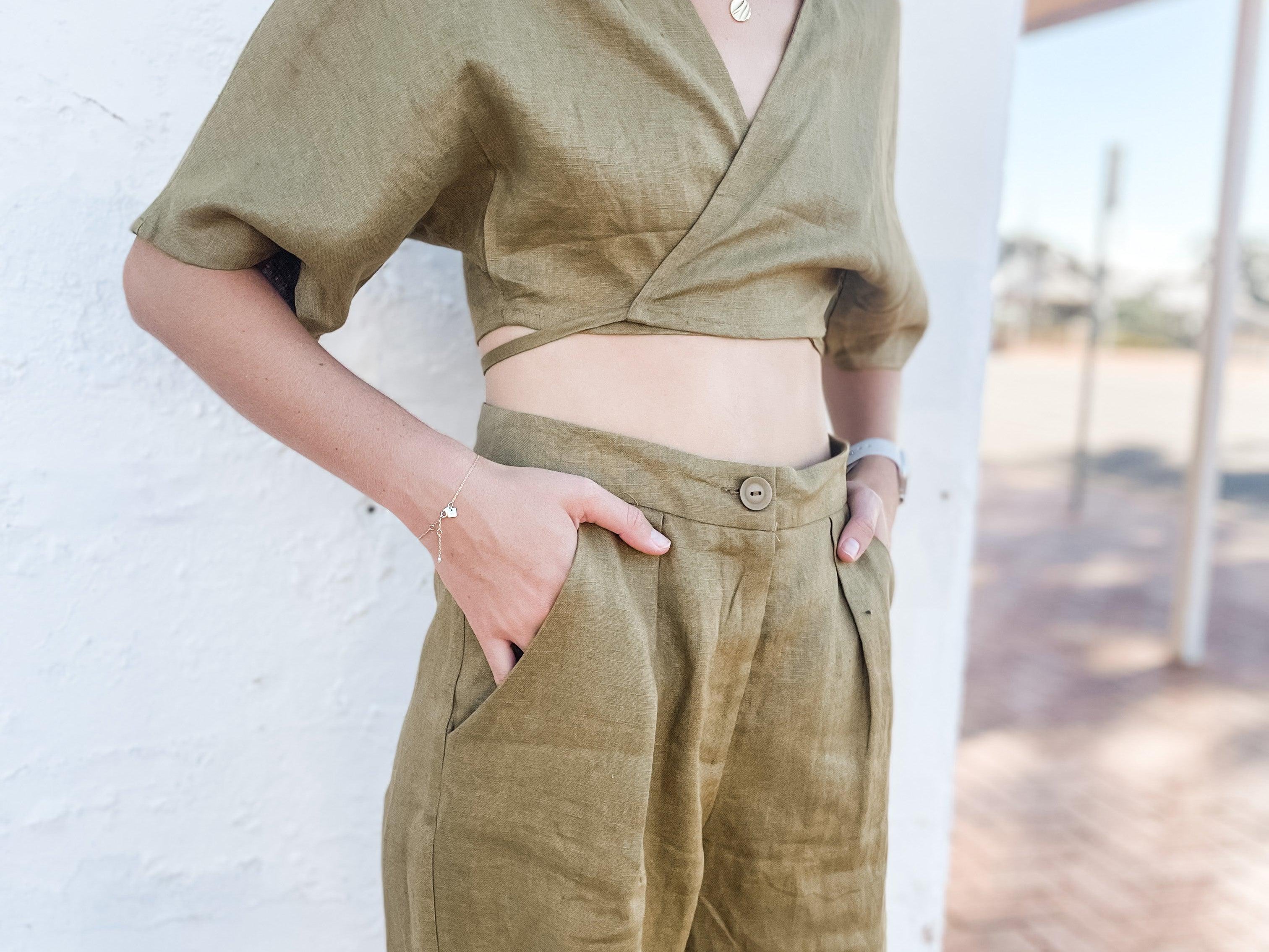 Linen Bermuda Short-Fashion ESTB-Lot 39 Store & Cafe