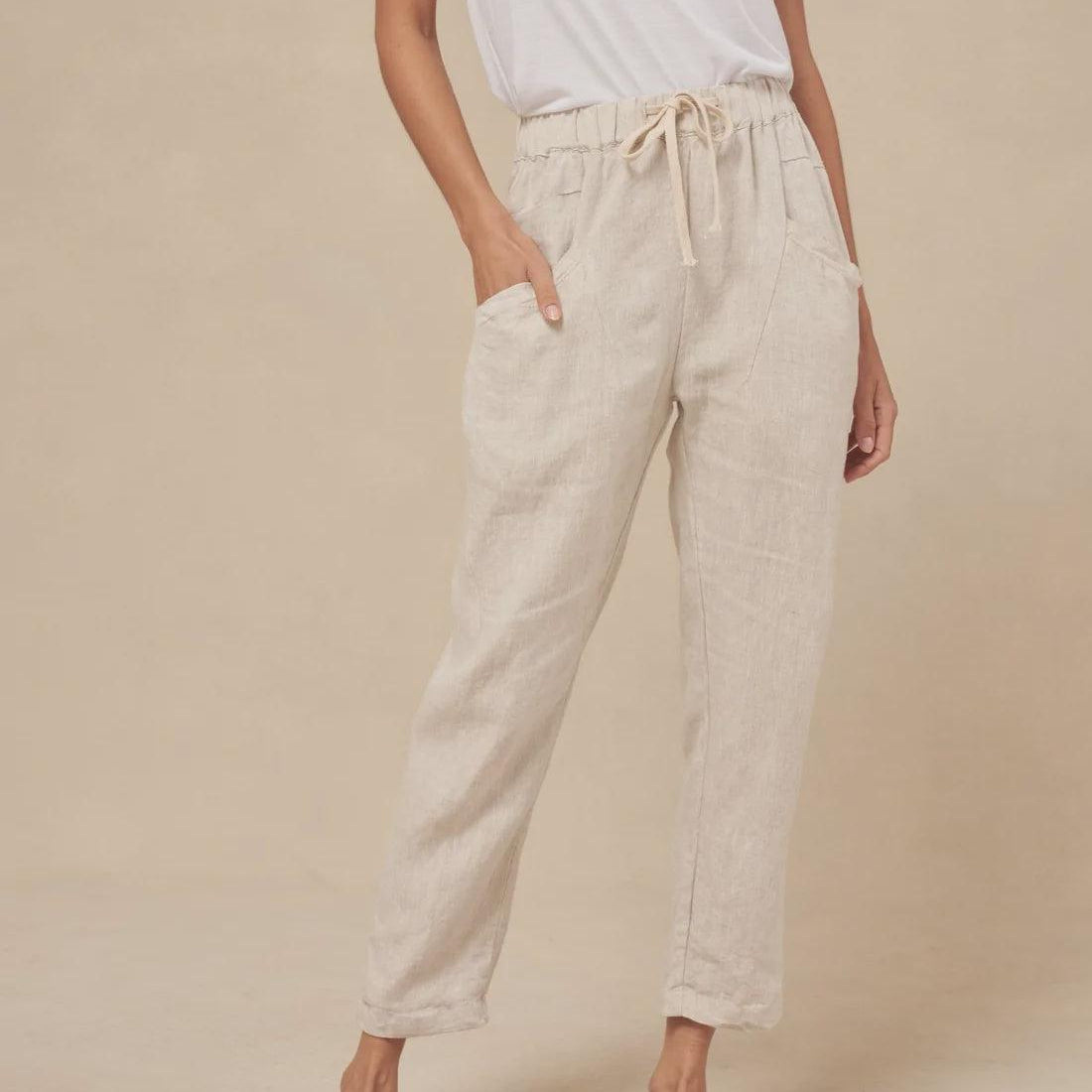 Luxe Pant - Natural-Little Lies-Lot 39 Store & Cafe