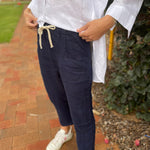 Luxe Pants - Navy-Little Lies-Lot 39 Store & Cafe
