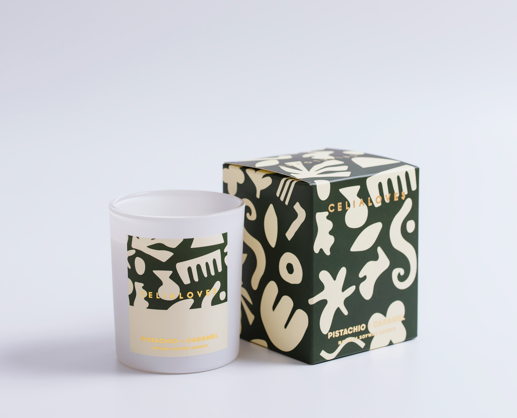 Pistachio + Caramel Candle-Celia Loves-Lot 39 Store & Cafe