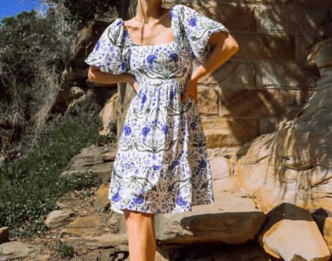 Sia Short Dress-White Closet-Lot 39 Store & Cafe