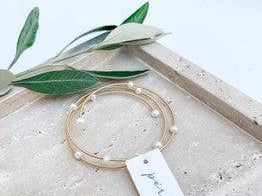 Zelia Pearl Bangle-Perola Collective-Lot 39 Store & Cafe