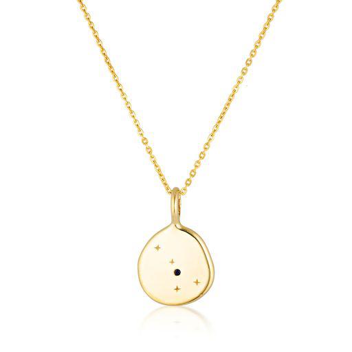 Zodiac Sign Necklace - Gold-Linda Tahija-Lot 39 Store & Cafe