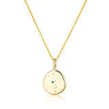 Zodiac Sign Necklace - Gold-Linda Tahija-Lot 39 Store & Cafe